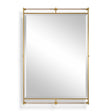Ripoll Mirror Antique Brass - Gold by Uttermost - View 1