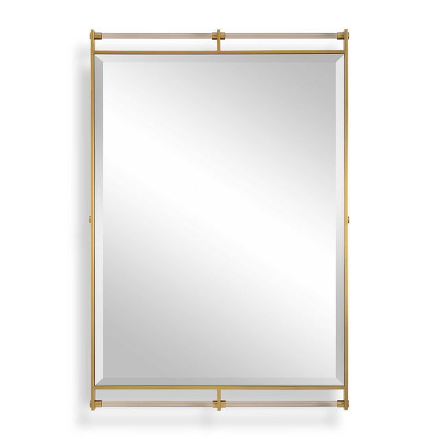 Ripoll Mirror Antique Brass - Gold by Uttermost - View 1