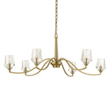 Barcelona 6 Light Brass Chandelier - Gold by Uttermost - View 10