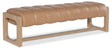 Banyon Bay Bench Desert Oak Brown - Light Brown by Hooker Furniture - View 1
