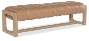 Banyon Bay Bench Desert Oak Brown - Light Brown by Hooker Furniture - View 1