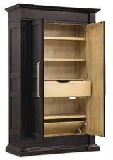 Driftwood Wardrobe Burnt Timber - Black by Hooker Furniture - View 2