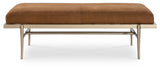 Melange Tobin Cocktail Ottoman - Light Brown by Hooker Furniture - View 4