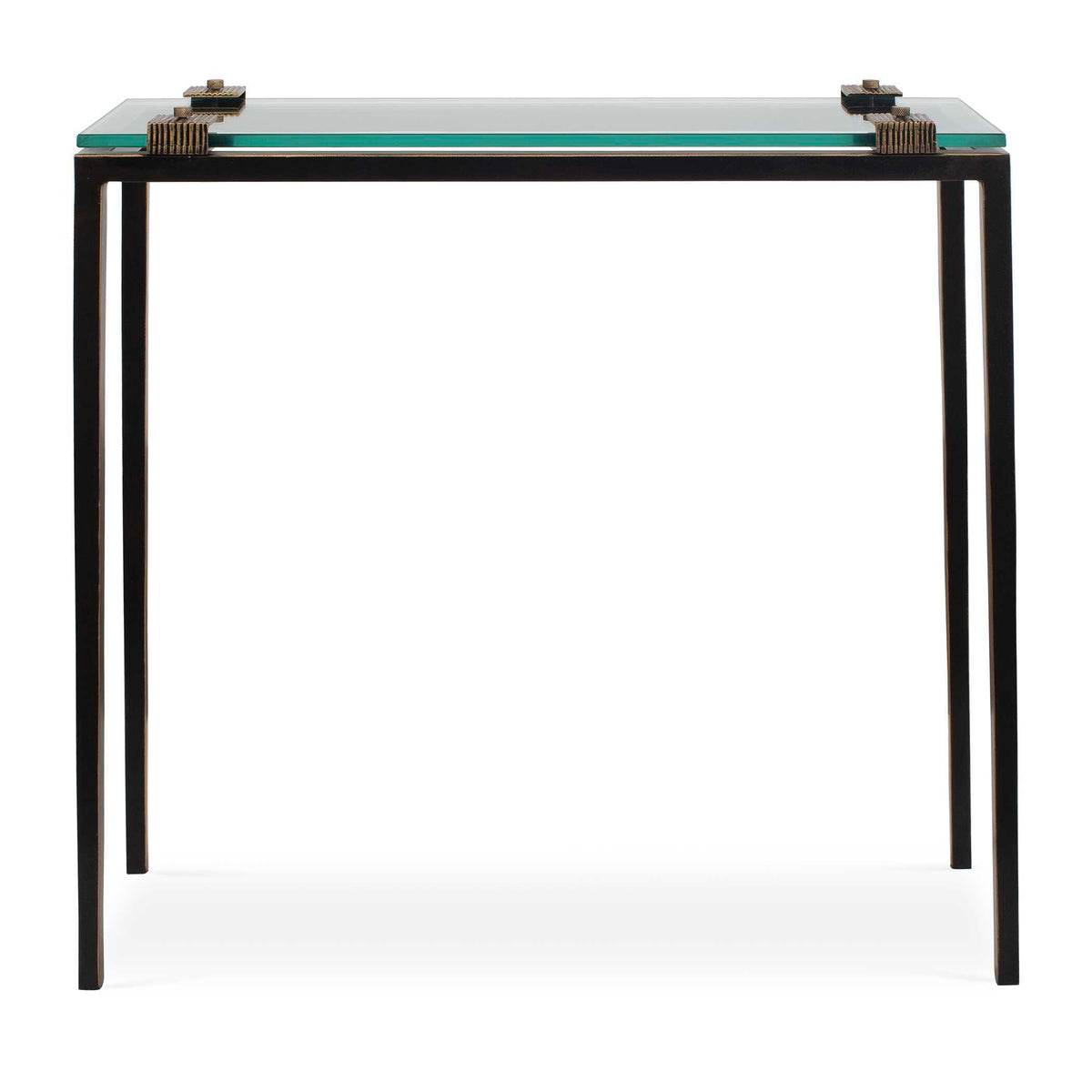 Averona Glass Top Accent Table - Bronze by Uttermost - View 1