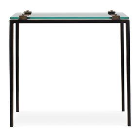 Averona Glass Top Accent Table - Bronze by Uttermost - View 1