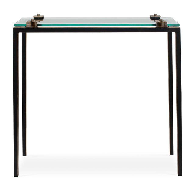 Averona Glass Top Accent Table - Bronze by Uttermost - View 1