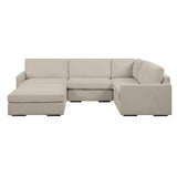 Refuge Sand Right Arm Facing Sofa - Beige by Uttermost - View 7