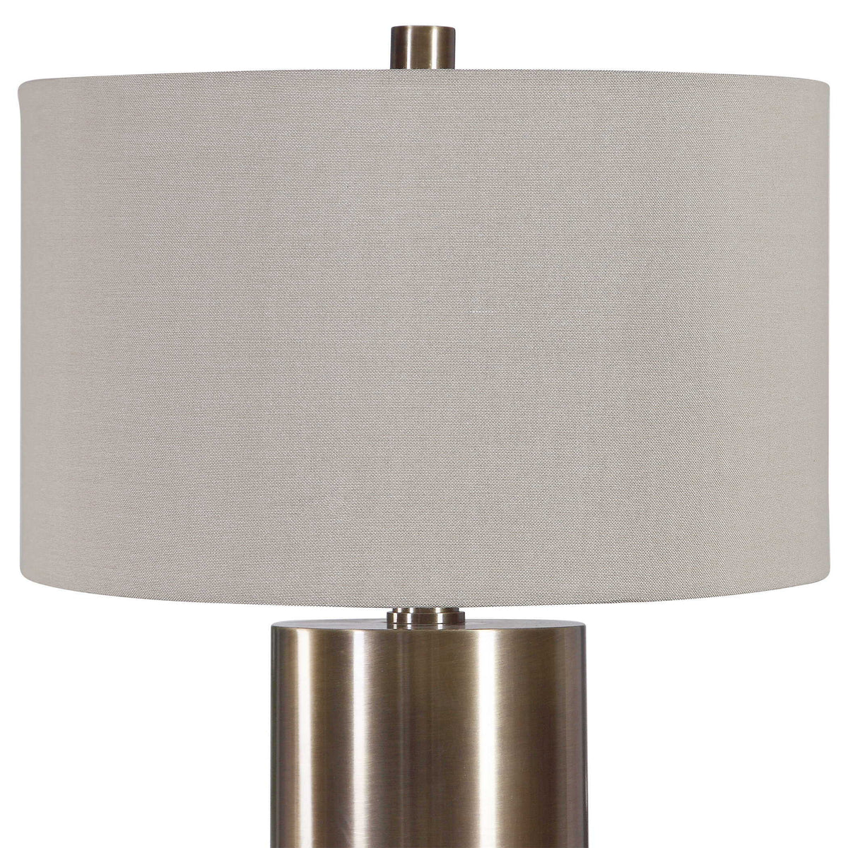 Taria Table Lamp Brushed Brass - Light Brown / Beige by Uttermost - View 5