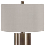 Taria Table Lamp Brushed Brass - Light Brown / Beige by Uttermost - View 5