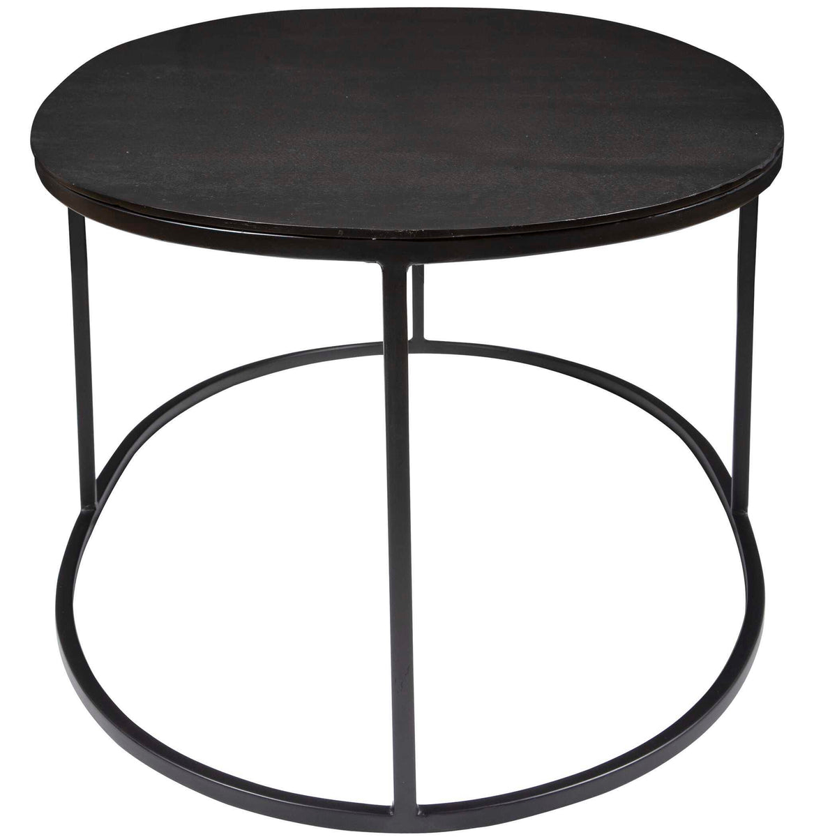Coreene Oval Coffee Table - Black by Uttermost - View 4