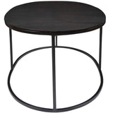 Coreene Oval Coffee Table - Black by Uttermost - View 4