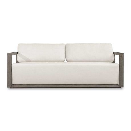 Remsen Outdoor Sofa Gray / Oyster White - White / Dark Gray by Uttermost - View 1