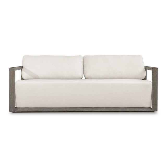 Remsen Outdoor Sofa Gray / Oyster White - White / Dark Gray by Uttermost - View 1