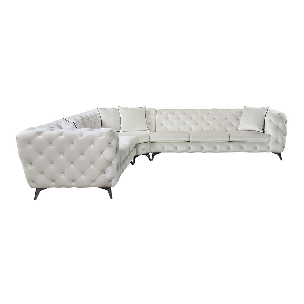 Atronia - Sectional Sofa - Beige Fabric - LV01160 - Home Elegance USA - 3