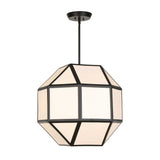 Hoi An 4 Light Geometric Chandelier - Black by Uttermost - View 5