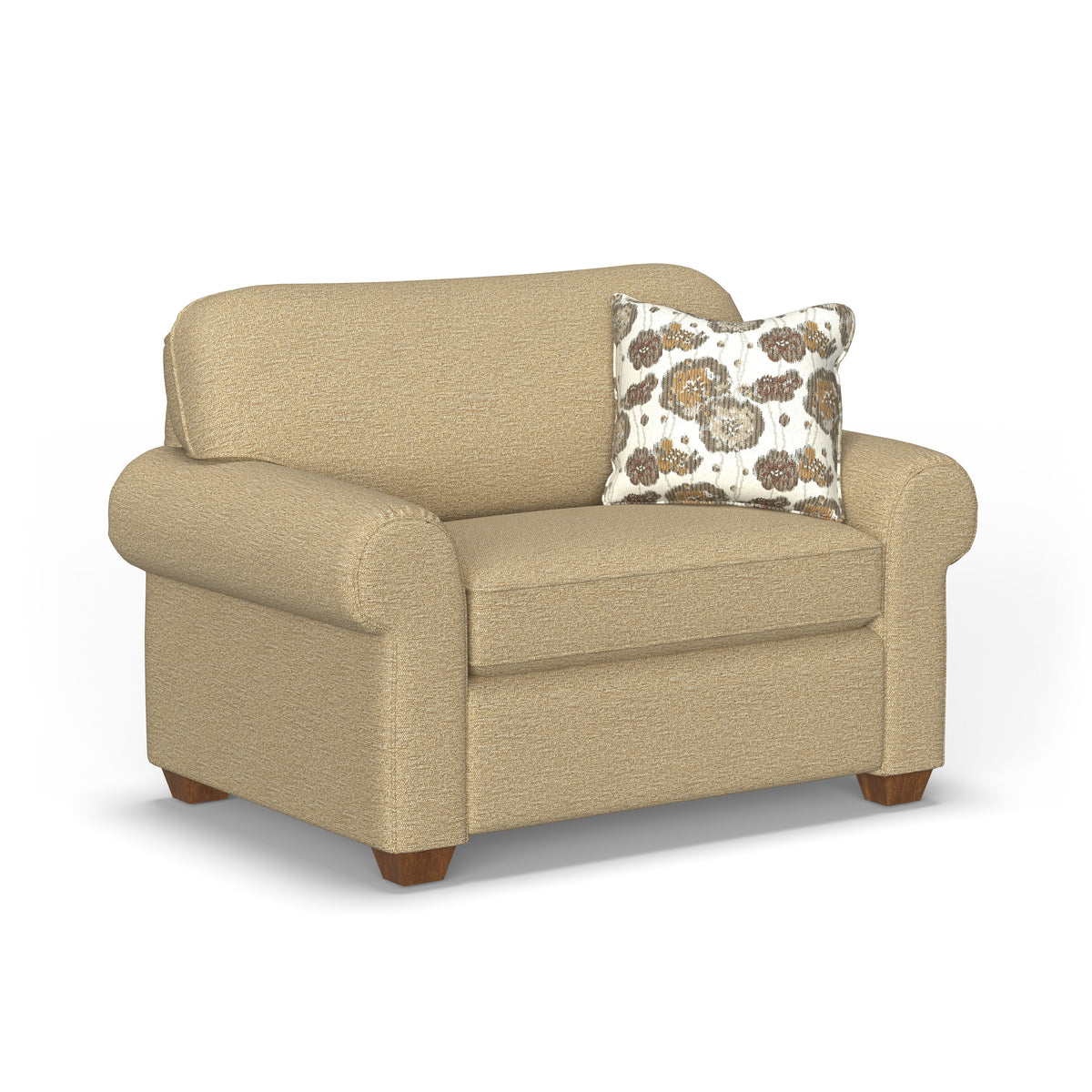 Thornton Fabric Chair And a Half | Flexsteel