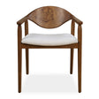 Augusta Burl Dining Chair Brown,White - Dark Brown by Uttermost - View 1