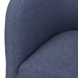 Jacobsen Barrel Chair Denim - Blue by Uttermost - View 8