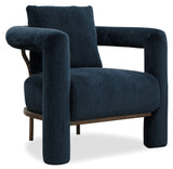 Harlow Accent Chair - Blue by Hooker Furniture - View 2