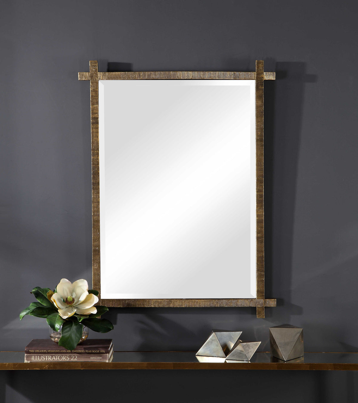 Abanu Vanity Mirror - Gold by Uttermost - View 7