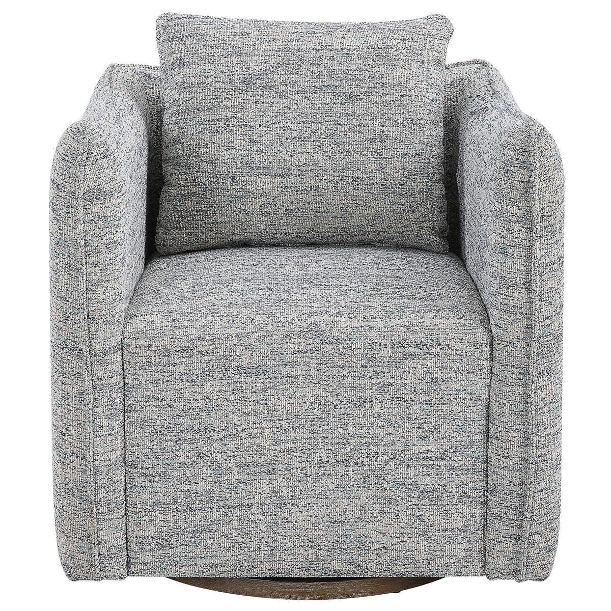 Corben Swivel Chair - Light Gray by Uttermost - View 1