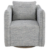 Corben Swivel Chair - Light Gray by Uttermost - View 1