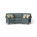 Westside Fabric Conversation Sofa, Accent Pillows Included | Flexsteel