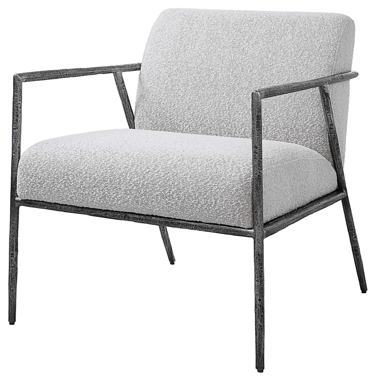 Brisbane Accent Chair Light Gray - Beige by Uttermost - View 3