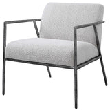 Brisbane Accent Chair Light Gray - Beige by Uttermost - View 3