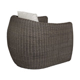 Tropic Outdoor Lounge Chair - Dark Brown / White by Uttermost - View 5