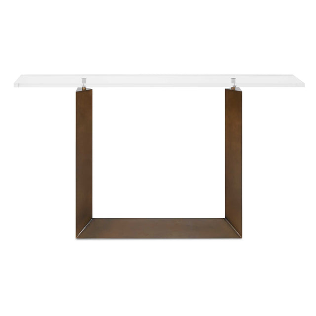 McElroy Modern Console Table - Bronze by Uttermost - View 1