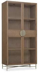 Sonnet Display Cabinet - Dark Gray / Light Brown by Hooker Furniture - View 5