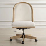 Lithe Light Oak Desk Chair - Light Brown by Uttermost - View 2