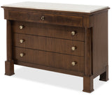 Archives Four-Drawer Chest - Dark Brown / Beige by Hooker Furniture - View 5