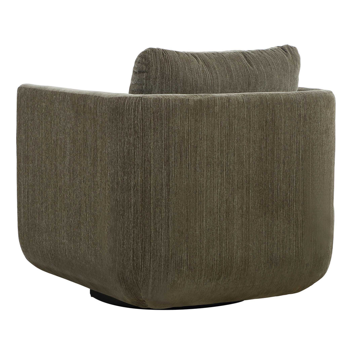 Abound Swivel Chair Herb - Dark Green by Uttermost - View 7