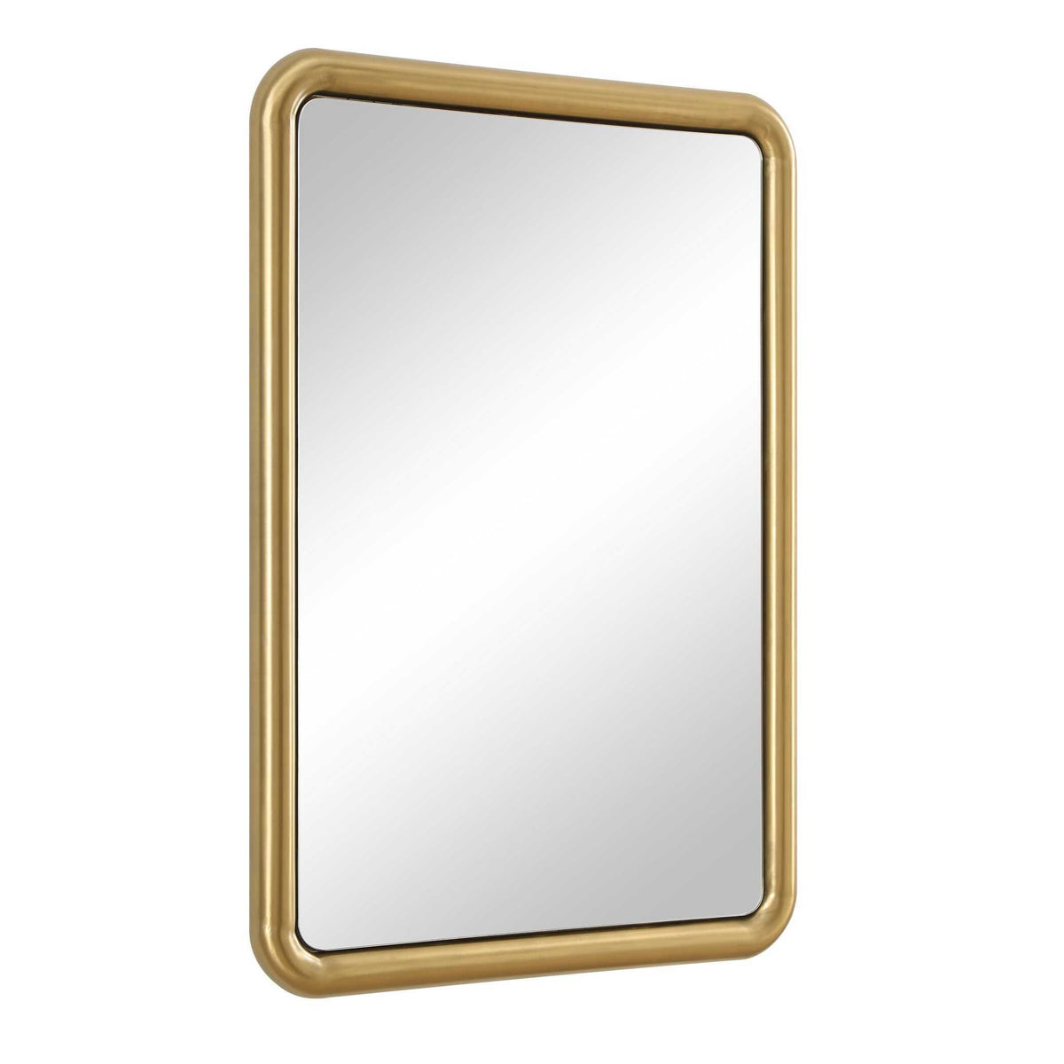 Atkinson Modern Mirror Brass - Gold by Uttermost - View 4