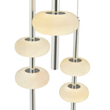 Spanish Alabaster Round Chandelier // Chrome  | Finesse - Home Elegance USA