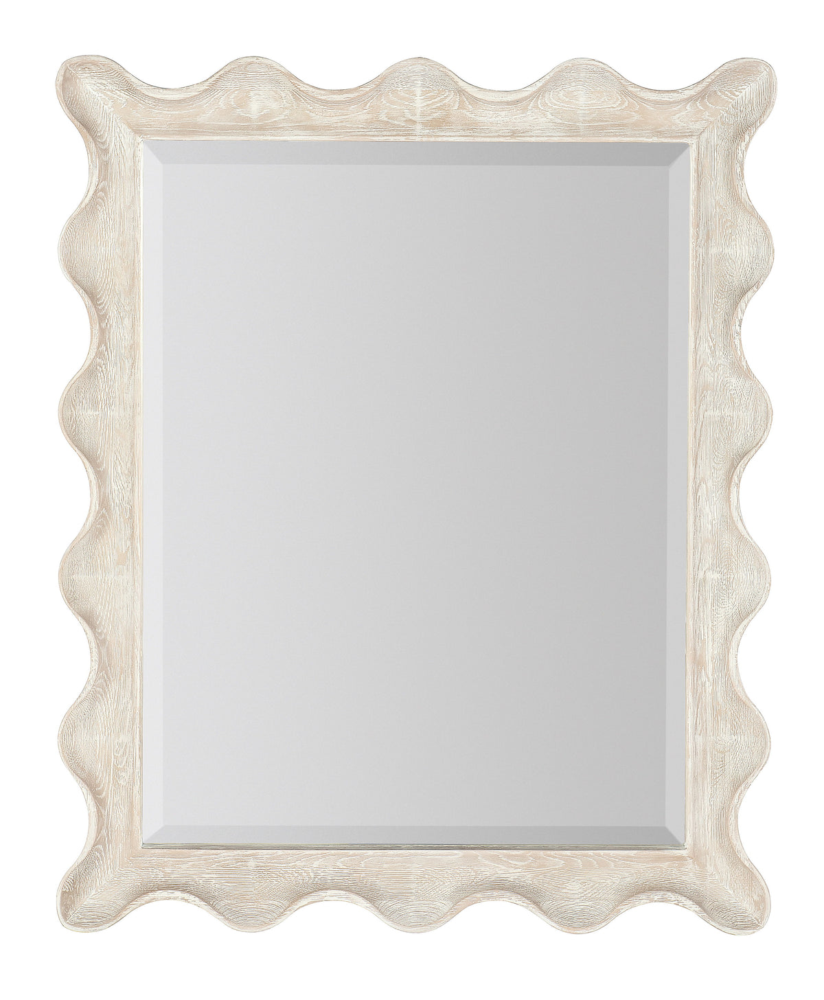 Serenity Bora Landscape Mirror - White by Hooker Furniture - View 1