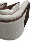 West Kensington Espresso Sofa Gold Base aico michael amini