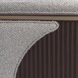 West Kensington Espresso Sofa Gold Base aico michael amini