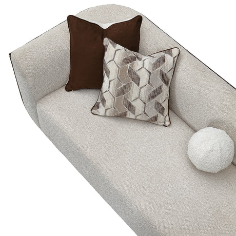 West Kensington Espresso Sofa Gold Base aico michael amini