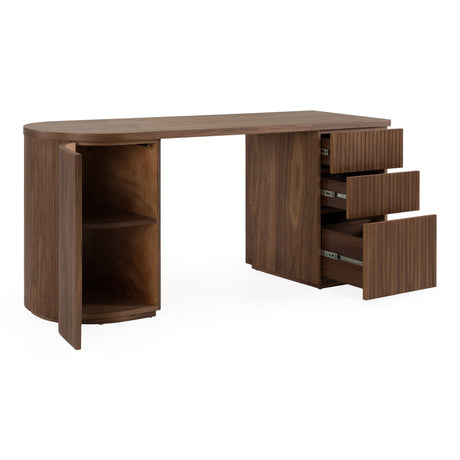 Albrite - Modern Walnut Desk - View Image 1