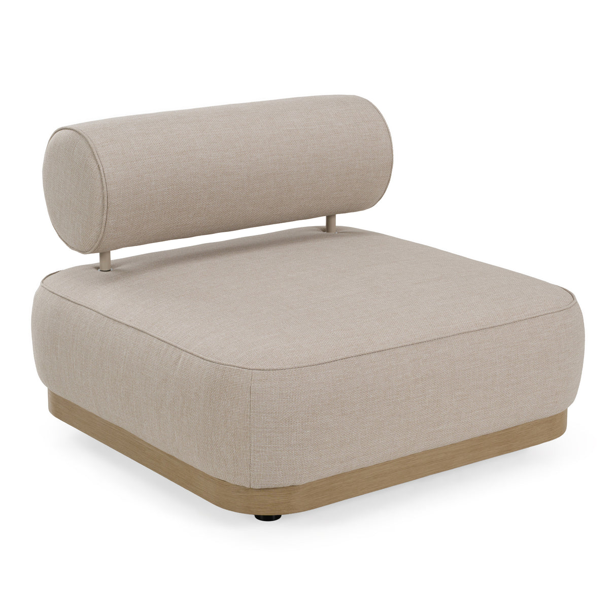 Alicante - Outdoor Grey Fabric + Latte 5-Piece Sofa Set - View Image 1