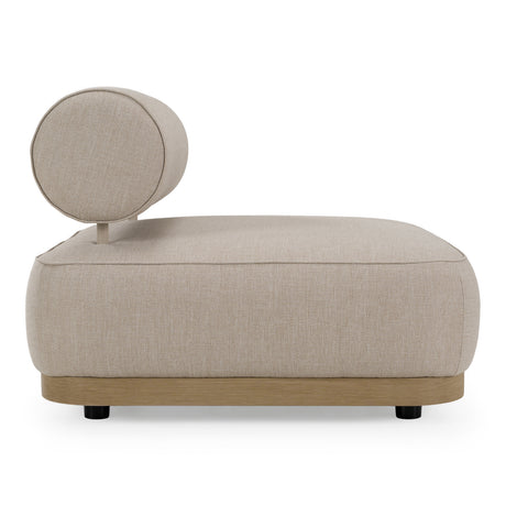 Alicante - Outdoor Grey Fabric + Latte 5-Piece Sofa Set - View Image 1