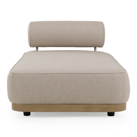 Alicante - Outdoor Grey Fabric + Latte 5-Piece Sofa Set - View Image 1