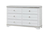 Amani Dresser in White - Cosmos Furniture