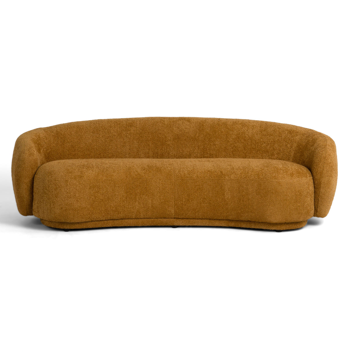 Divani Casa Andrew - Modern Orange Fabric Sofa