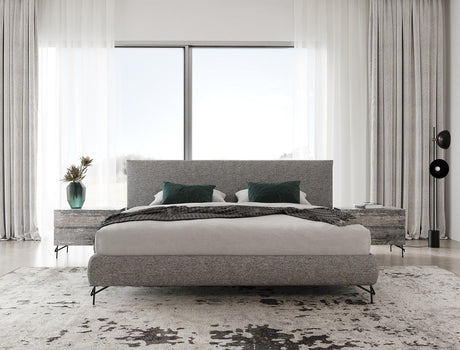 Aria Modern Multi Grey 4-Piece Bedroom Set – Italian Luxury by VIG Furniture - sold by Home Elegance USA