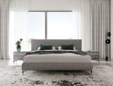 Aria - Italian Modern Multi Grey EK Bedroom Set - View Image 1