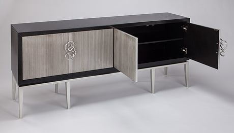 Artmax 2708-S2 Credenza – Interior Shelf and Four-Door Storage - Right